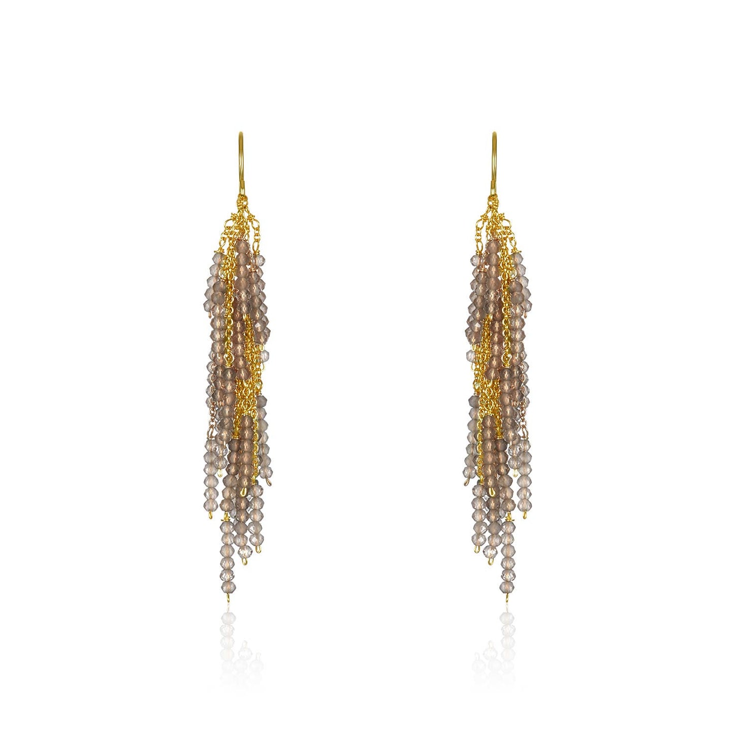 Firecracker Earrings with Black Spinel