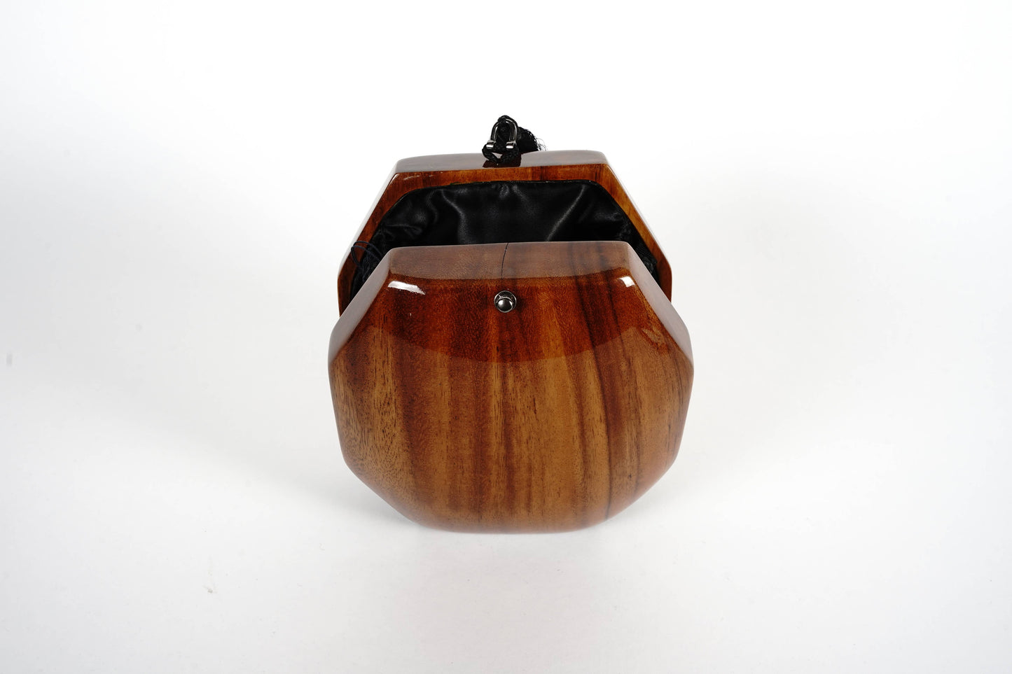 Octagon Acacia Wood Handbag by Timmy Woods