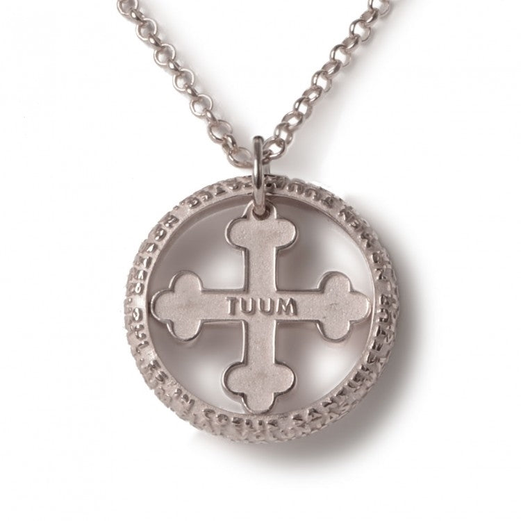 Tuum's Mini Flore Pendant in 18k White Gold