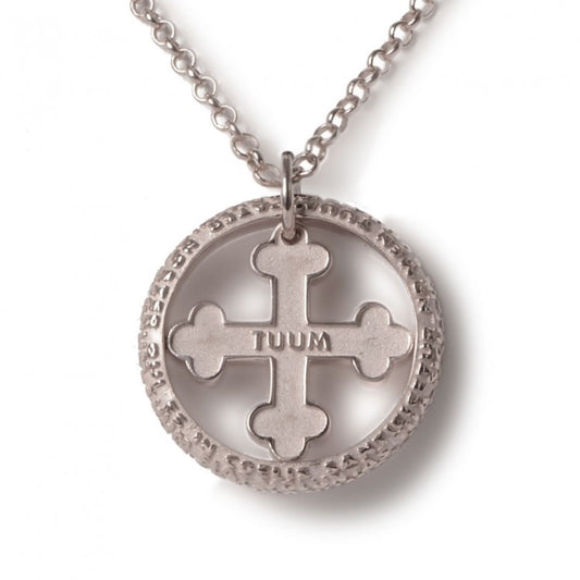 Tuum's Mini Flore Pendant in 18k White Gold