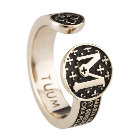 Tuum's Infinituum Mater Ring, Bronzed Sterling Silver
