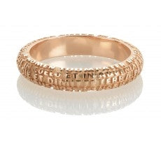 Tuum's La Fede Eternity Ring, 18k Rose Gold, Sz 7