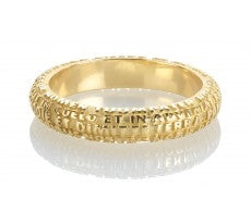 Tuum's La Fede Eternity Ring, 18k Yellow Gold, Sz 7