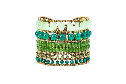 Bellarri Multi-Gemstone Eternal Love Cuff Bracelet – Na Hoku